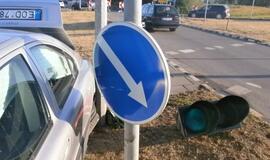 Kretingoje per avariją sužeista moteris