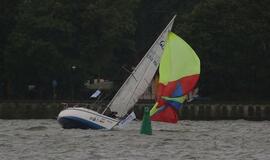 "Kuršių marių regata“: plyšo burės, lūžo stiebas