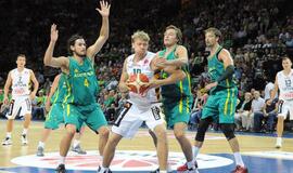 Lietuvos krepšininkai laimėjo rungtynes su australais
