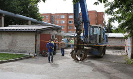 Miesto centre - drama dėl griaunamų sandėliukų