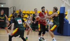 Krepšinio rinktinės treniruotė Palangoje