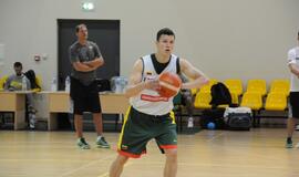 Krepšinio rinktinės treniruotė Palangoje