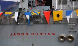 Į Klaipėdos uostą atplaukė JAV karinis laivas "USS Jason Dunham"