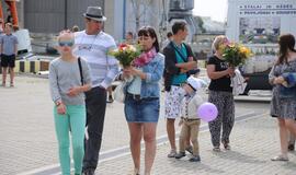 Prezidentė pagerbė žuvusiuosius jūroje