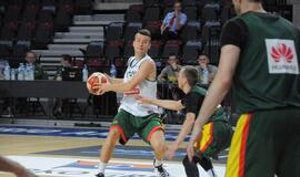 Lietuvos krepšinio rinktinės treniruotė