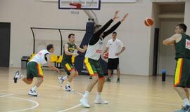 Krepšinio rinktinės treniruotė Palangoje