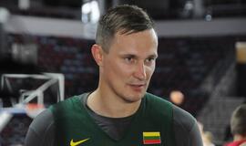 Lietuvos krepšinio rinktinės treniruotė