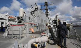 Į Klaipėdos uostą atplaukė JAV karinis laivas "USS Jason Dunham"