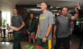 Krepšinio rinktinės kandidatai Palangoje