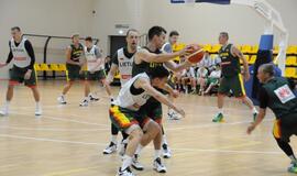 Krepšinio rinktinės treniruotė Palangoje