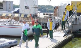 Lietuvos krepšinio rinktinės pasiplaukiojimas jachta