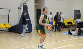 Krepšinio rinktinės treniruotė Palangoje