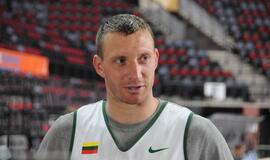 Lietuvos krepšinio rinktinės treniruotė