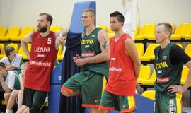 Krepšinio rinktinės treniruotė Palangoje