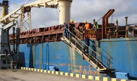 "Deltuva" įplaukė į Klaipėdos uostą