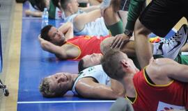 Lietuvos krepšinio rinktinės treniruotė