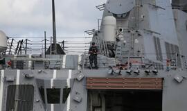 Į Klaipėdos uostą atplaukė JAV karinis laivas "USS Jason Dunham"