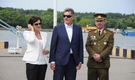 Prezidentė pagerbė žuvusiuosius jūroje