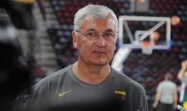 Lietuvos krepšinio rinktinės treniruotė