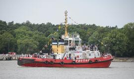 Prezidentė pagerbė žuvusiuosius jūroje