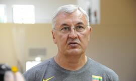 Krepšinio rinktinės treniruotė Palangoje