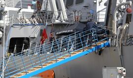 Į Klaipėdos uostą atplaukė JAV karinis laivas "USS Jason Dunham"