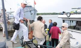 Prezidentė pagerbė žuvusiuosius jūroje