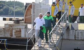 Lietuvos krepšinio rinktinės pasiplaukiojimas jachta