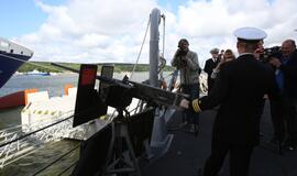 Į Klaipėdos uostą atplaukė JAV karinis laivas "USS Jason Dunham"