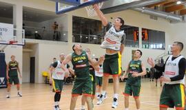 Krepšinio rinktinės treniruotė Palangoje