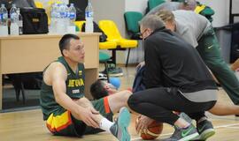 Krepšinio rinktinės treniruotė Palangoje