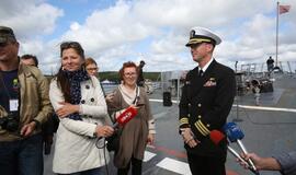 Į Klaipėdos uostą atplaukė JAV karinis laivas "USS Jason Dunham"