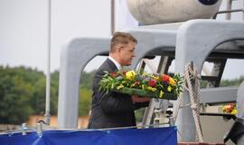 Prezidentė pagerbė žuvusiuosius jūroje