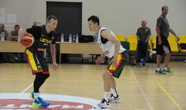 Krepšinio rinktinės treniruotė Palangoje