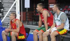 Lietuvos krepšinio rinktinės treniruotė