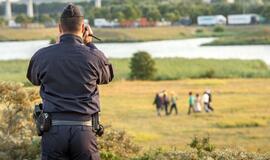 Dėl migrantų protestų Kalė uoste užblokuota beveik 10 tūkst. sunkvežimių