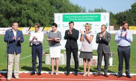 Lengvosios atletikos čempionato atidarymas