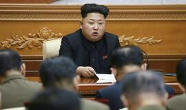Šiaurės Korėjo lyderis pasienio daliniuose paskelbė kovinę parengtį