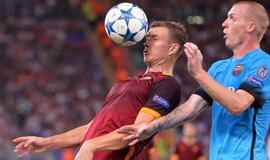 "FC Barcelona" futbolininkai sužaidė lygiosiomis su "AS Roma"