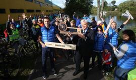 Dviračių tako atidarymas