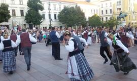 Šokių kolektyvas "Vėtra" Vengrijoje