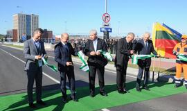 Atidaryta naujai rekonstruota Baltijos prospekto ir Minijos gatvės sankryža