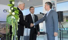 Atidaryta naujai rekonstruota Baltijos prospekto ir Minijos gatvės sankryža