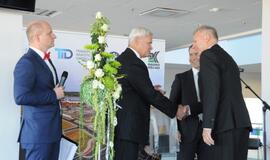 Atidaryta naujai rekonstruota Baltijos prospekto ir Minijos gatvės sankryža