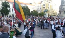 Šokių kolektyvas "Vėtra" Vengrijoje