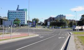 Atidaryta naujai rekonstruota Baltijos prospekto ir Minijos gatvės sankryža