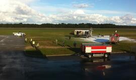 Palangos oro uoste - netikra lėktuvo avarija