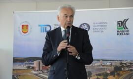 Atidaryta naujai rekonstruota Baltijos prospekto ir Minijos gatvės sankryža