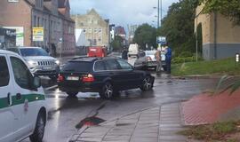 Rytinio piko metu - avarija Liepų gatvėje