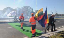 Atidaryta naujai rekonstruota Baltijos prospekto ir Minijos gatvės sankryža